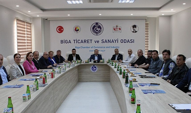 Biga TSO'da toplantı