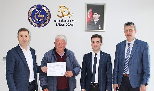 Biga TSO 'K Belgesi' hizmeti vermeye başladı