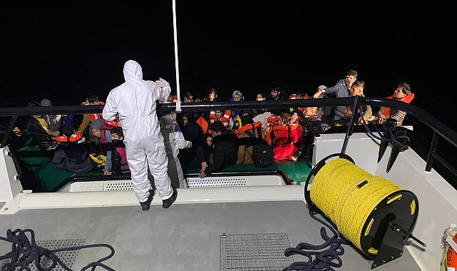 Ayvacık'ta göçmen operasyonu
