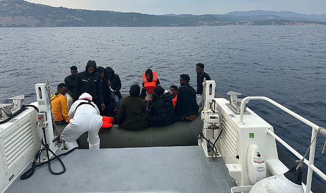 Ayvacık'ta göçmen operasyonu