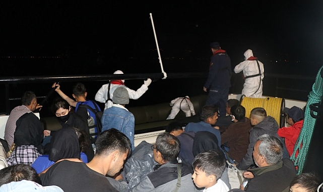 Ayvacık'ta göçmen operasyonu