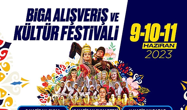 Biga Alışveriş ve Kültür Festivali başlıyor