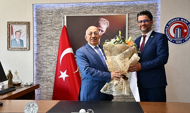 ÇOMÜ'de Rektörlük Devir Teslim Töreni