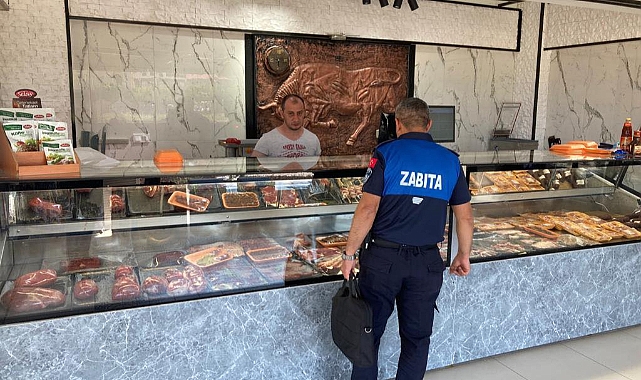 Kepez'de zabıta ekiplerinden denetim
