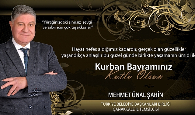 Mehmet Ünal Şahin "Bayramlar her zaman bütünleştirici olmuştur."