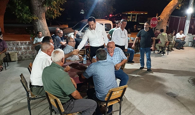 AK Parti Teşkilatı yangın köylerinde