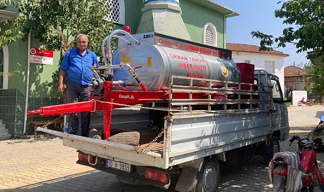 Çiftlik Köyü'ne yangın söndürme tankı