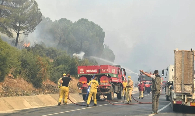 Yangın devam ediyor