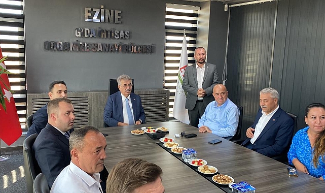 Yazıcı EGİOSB'yi ziyaret etti