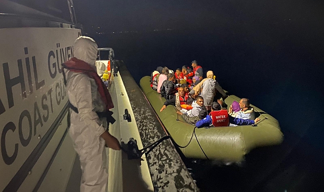 Ayvacık'ta 39 kaçak göçmen yakalandı