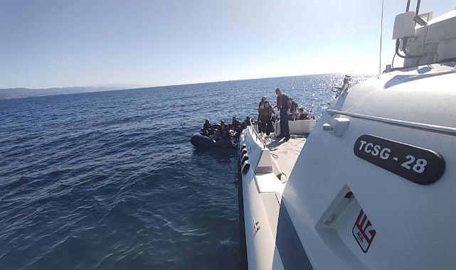 Ayvacık'ta kaçak göçmen operasyonu