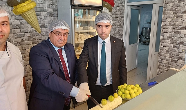 Bayramiç Beyazı'nın dondurması yapıldı