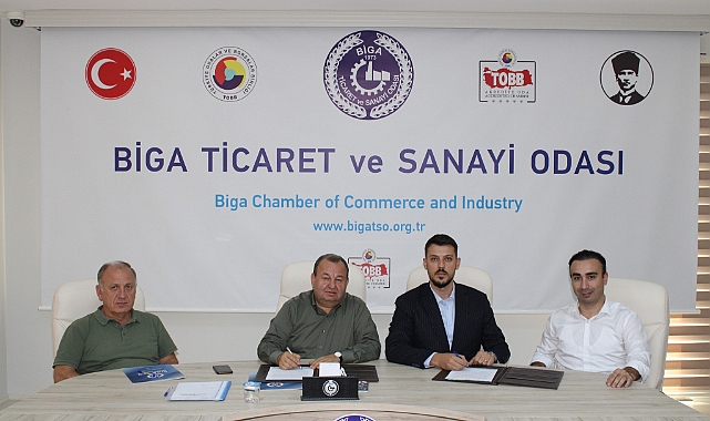 Biga TSO'da imzalar atıldı