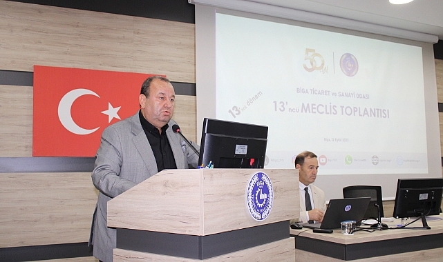 Biga TSO'da meclis toplandı