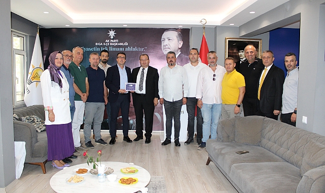 Biga TSO'dan siyasi partilere ziyaret
