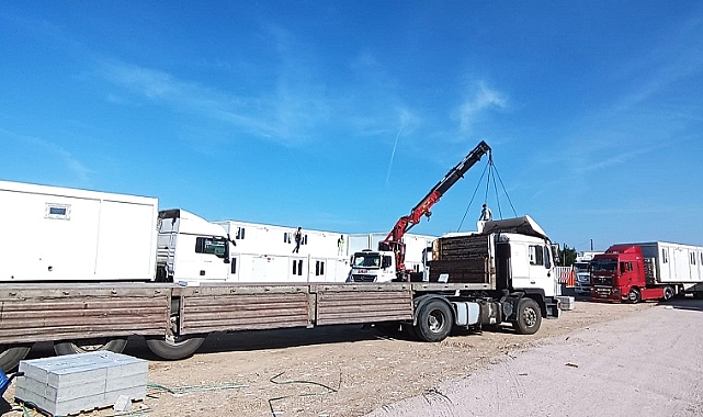 Çanakkale'ye 5000 barınma konteyneri depolanacak