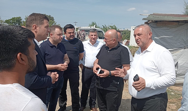Gider, sel felaketinin yaşandığı Geyikli'de