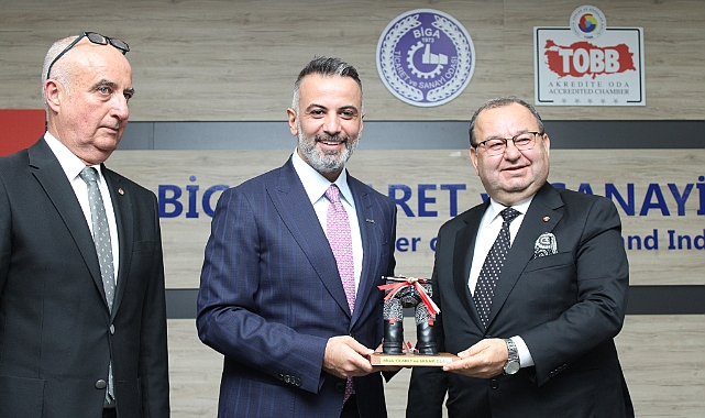 ASKON Başkanı Orhan Aydın, Bigalı iş insanlarıyla buluştu