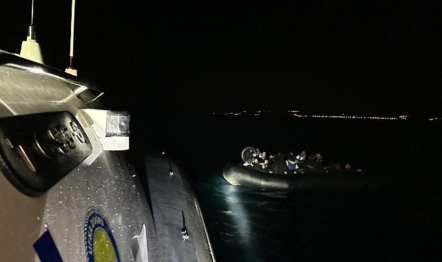 Ayvacık'ta kaçak göçmen operasyonu