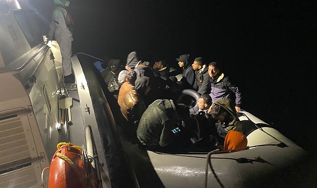 Ayvacık'ta kaçak göçmen operasyonu
