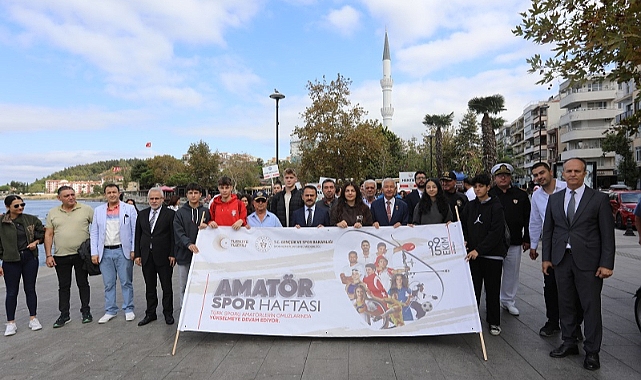Çanakkale'de Amatör Spor Haftası Yürüyüşü gerçekleştirildi