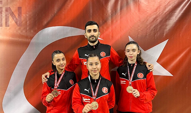 2 altın, 1 bronz madalya kazandılar