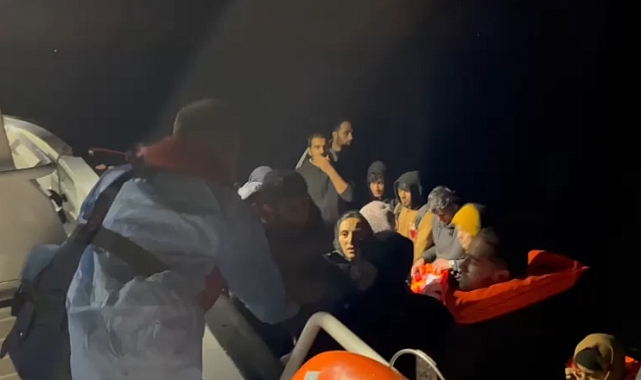 47 kaçak göçmen kurtarıldı