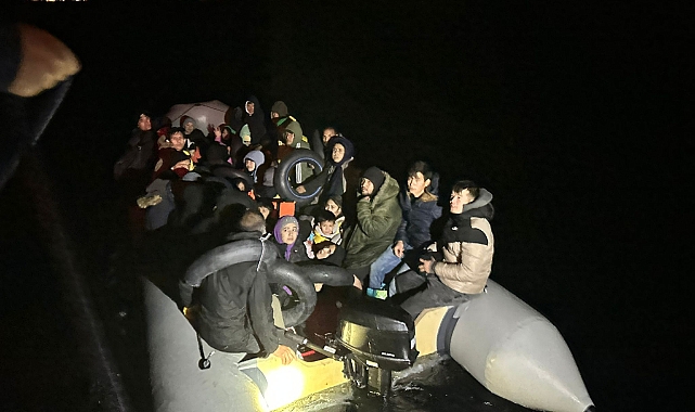 Ayvacık'ta göçmen operasyonu