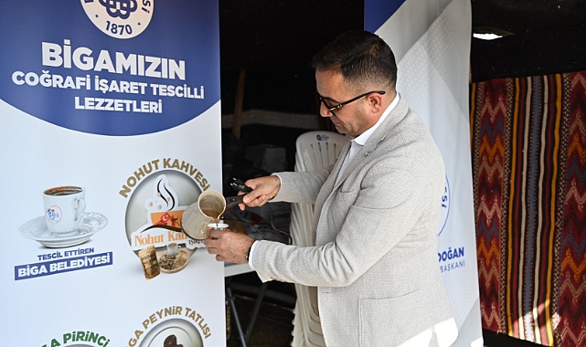 Biga Belediyesi festivalde adından söz ettirdi