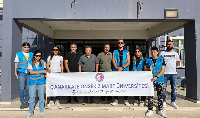 ÇOMÜ'den Hatay'a uzanan yolculuk!