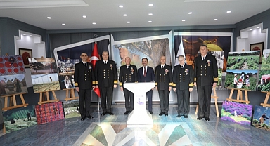 Nusret-23 Tatbikatı Münasebetiyle Vali İlhami Aktaş'a ziyaret