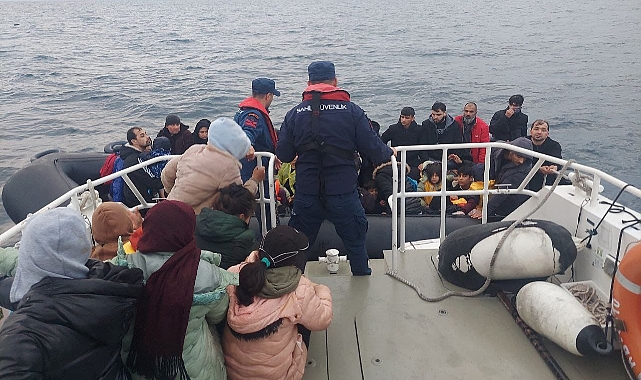 Ayvacık'ta göçmen operasyonu