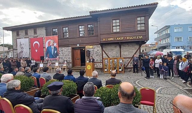 Mehmet Akif Ersoy Bayramiç'te anıldı
