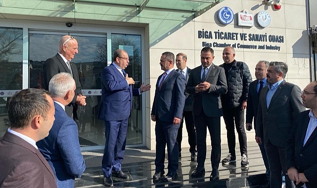 Vali Aktaş'tan Biga TSO'ya ziyaret