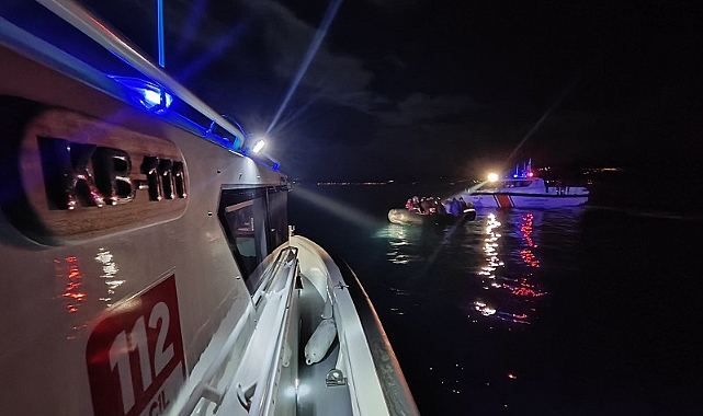 Ayvacık'ta 77 kaçak göçmen yakalandı