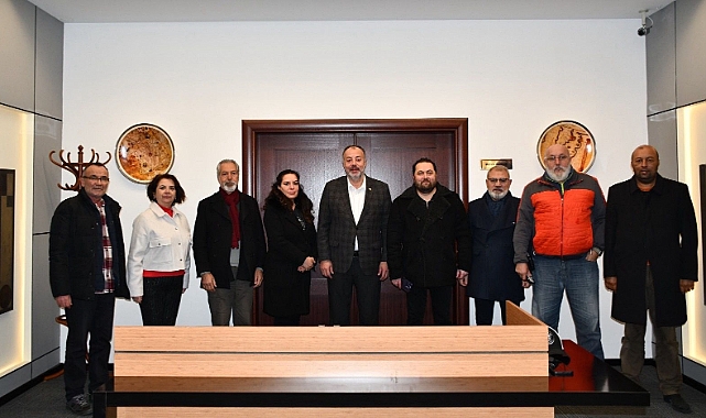 Çanakkale İnternet ve Sosyal Medya Basın Mensupları Derneği’nden ÇTSO’yu ziyaret