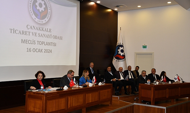 ÇTSO'da 2024 yılı ilk olağan meclis toplantısı yapıldı