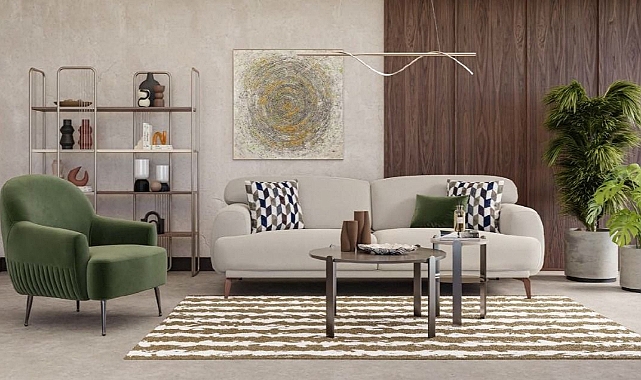DOĞTAŞ'tan bend koltuk takımı koleksiyonu; sade ve romantik tasarım