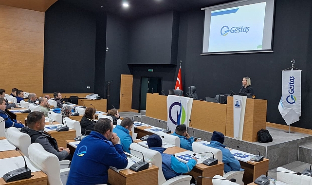 GESTAŞ'ın personel eğitimleri sürüyor