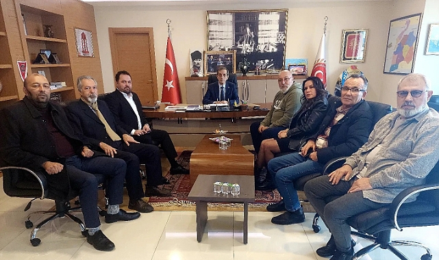 İnternet Gazetecileri Başkan Önder'i ziyaret etti