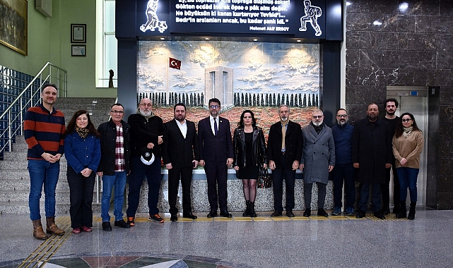 İnternet gazetecileri ÇOMÜ'yü ziyaret etti