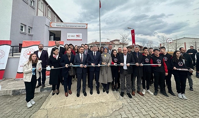 Yenice Vali Muhterem İnce Fen Lisesi açıldı