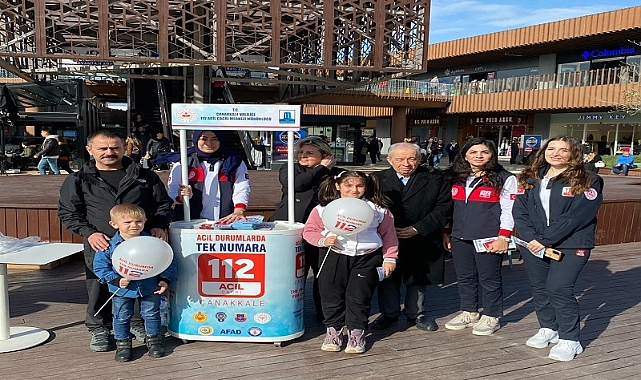 112 Acil Çağrı Merkezi standı açıldı