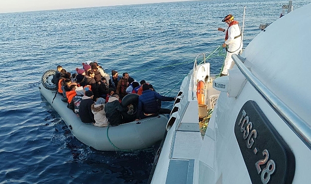 Ayvacık'ta kaçak göçmen operasyonu