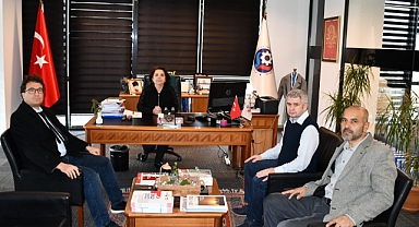 Birlik Vakfı Çanakkale Şubesi'nden ÇTSO'ya ziyaret