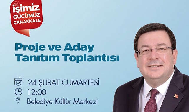 CHP'li Erkek projelerini tanıtacak