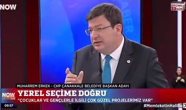 Erkek; "Teknoloji ve bilişimi Çanakkale ile birleştireceğiz"