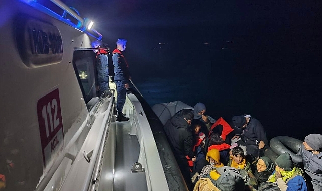 Ayvacık'ta göçmen operasyonu