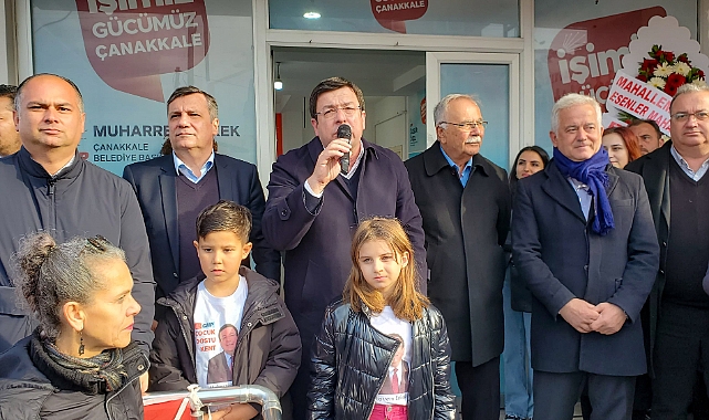 CHP'li Erkek: "Çanakkale'de ranta, talana asla müsaade etmeyeceğiz"