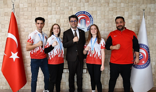 Rektör Erenoğlu sporcuları tebrik etti